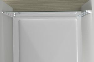 Душевая дверь Vincea Alpha 75 VDP-3AL750CL профиль Хром стекло прозрачное