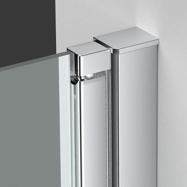 Душевая дверь в нишу Vincea Alpha VDP-3AL800MT 80 см, стекло текстурное, хром