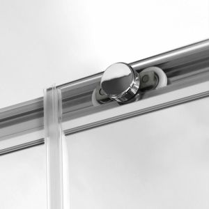 Душевая дверь Vincea Slim-U 130 VDS-2SU130CL профиль Хром стекло прозрачное
