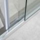 Душевая дверь Vincea Slim-U 120 VDS-2SU120CLB профиль Черный матовый стекло прозрачное