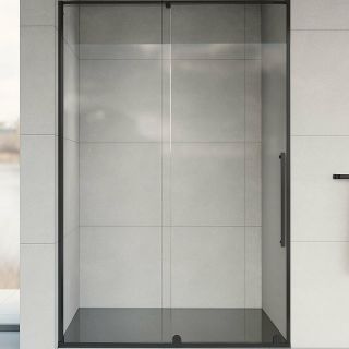 Душевая дверь Vincea Arno 120 VPS-1A120CLB профиль Черный стекло прозрачное