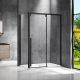 Душевой уголок Vincea Lugano VSR-1L8013CLB-1 130 x 80 см