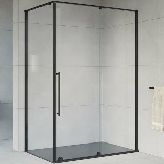 Душевой уголок Vincea Arno 120х90 VSR-1A9012CLB профиль Черный стекло прозрачное Душевой уголок Vincea Arno 120х90 VSR-1A9012CLB профиль Черный стекло прозрачное
