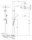 Душевая стойка Paini Dax 84CR689THSQ4P1 с термостатом хром