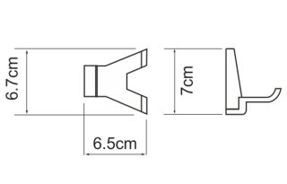 WasserKRAFT Крючок двойной Abens K-3223D WasserKRAFT Крючок двойной Abens K-3223D