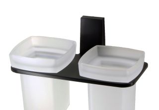 WasserKRAFT Стакан для щеток двойной с держателем Abens K-3228D WasserKRAFT Стакан для щеток двойной с держателем Abens K-3228D