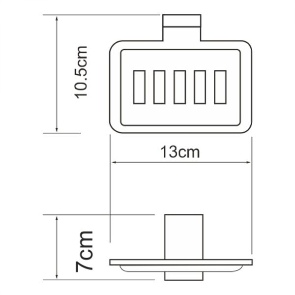WasserKRAFT Мыльница-решетка с держателем Abens K-3269 WasserKRAFT Мыльница-решетка с держателем Abens K-3269