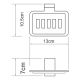 WasserKRAFT Мыльница-решетка с держателем Abens K-3269 WasserKRAFT Мыльница-решетка с держателем Abens K-3269