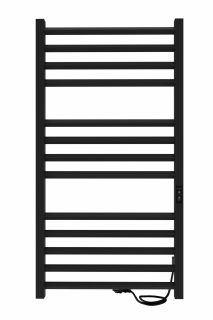 Полотенцесушитель электрический Indigo Attic Romb LСLATCRE100-50BRRt 100x50 см чёрный муар