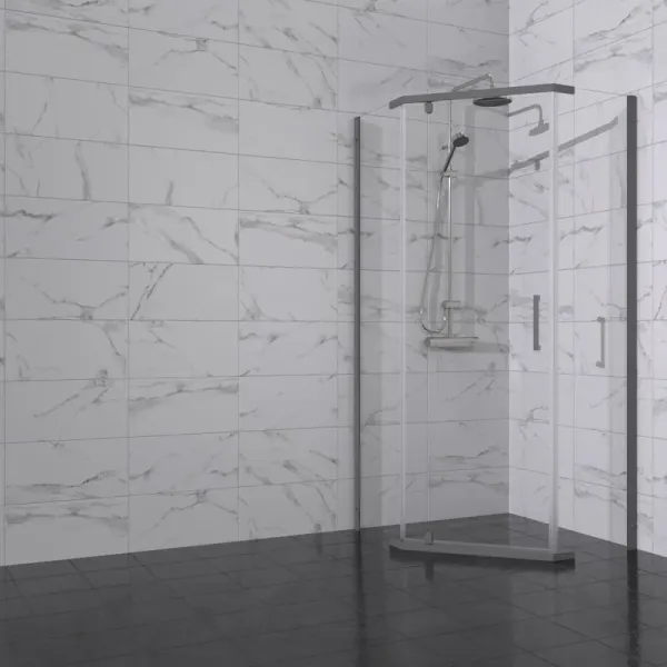 Душевой уголок Triton Дека -Графит Щ0000073930 90x90 см профиль графиит стекло прозрачное