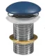 Донный клапан Milleau PD1MDBI/OO матовый индиго темно-синий без перелива