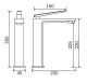 Смеситель для раковины Milleau ELEGANT ML6739223LH-CR хром глянец