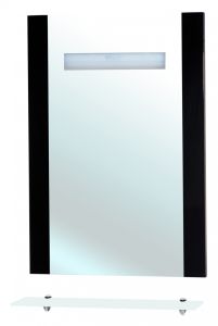 Зеркало с подсветкой Bellezza Берта 60см чёрный 00000001041