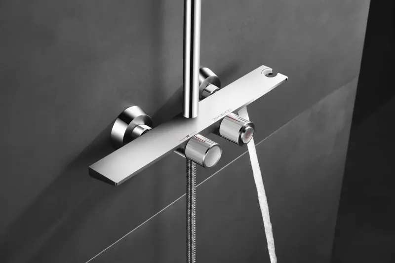Душевая стойка Milleau TIRA MLHA223PDD-CR хром глянец