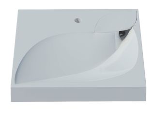 Раковина над стиральной машиной Madera List 60см белый 4627173210546 Раковина над стиральной машиной Madera List 60см белый 4627173210546