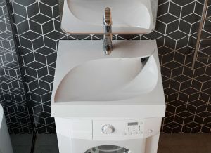 Раковина над стиральной машиной Madera List 60см белый 4627173210546