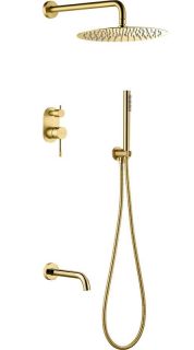 Душевая система Boheme Uno 464-2-G золото Душевая система Boheme Uno 464-2-G золото