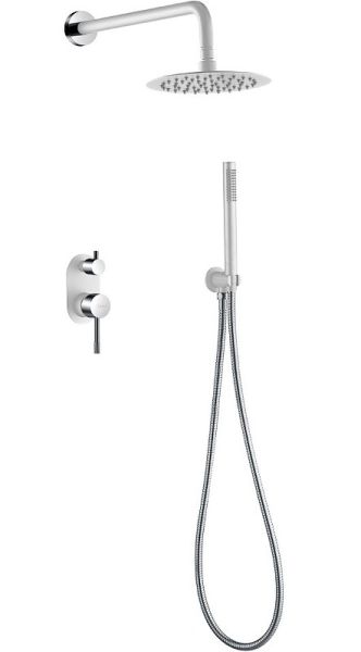 Душевая система Boheme Uno 464-2-WCR белый/хром