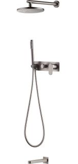 Душевая система Boheme Spectre 454-2-NB никель брашированный Душевая система Boheme Spectre 454-2-NB никель брашированный