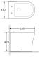 Унитаз приставной BelBagno Ancona BB1224CBR-P