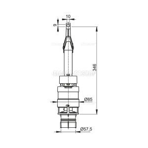 Сливной механизм AlcaPlast для системы инсталляции A06