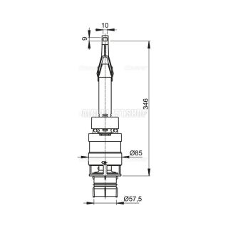 Сливной механизм AlcaPlast для системы инсталляции A06