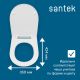 Сиденье Santek Остин 1WH302485 быстрое снятие микролифт