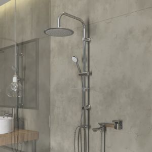 Душевая стойка Paini RS White 50CR191B0RS1P3 белый/хром
