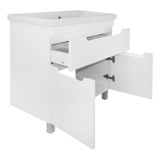 Тумба с раковиной Azario Kantri CS00097256 80 см белый глянец