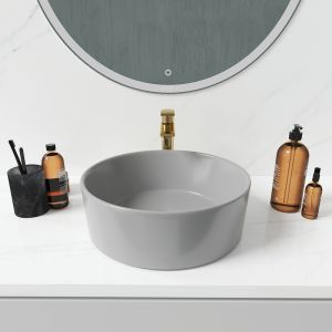 Раковина Grossman GR-3013GM 40см тёмно-серый матовый