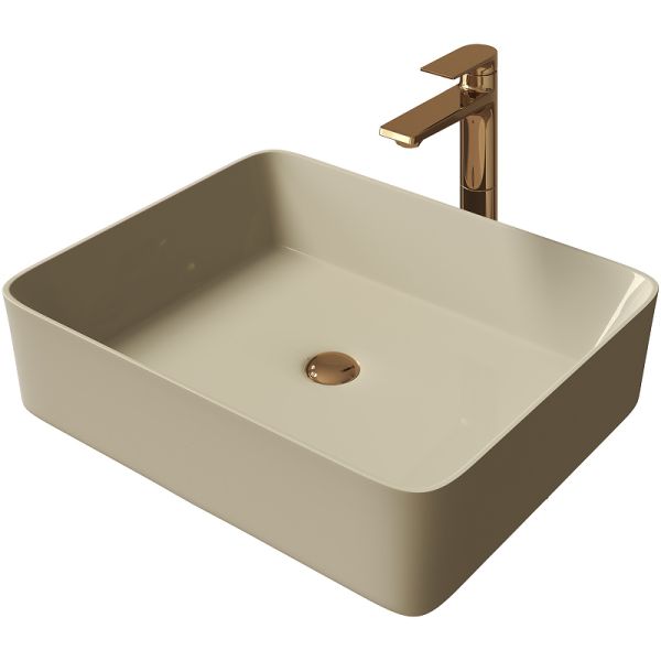 Раковина Grossman GR-3016BEM 48см бежевый матовый