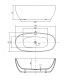 Акриловая ванна Vincea VBT-405-1860 186 x 88.5 см