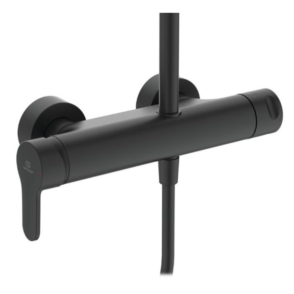 Душевая стойка Ideal Standard Cerafine O чёрный матовый BC750XG