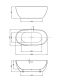 Акриловая ванна Vincea VBT-408-1600 160 x 81.5 см