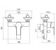 Смеситель для ванны Koller Pool Kvadro ARC KA0100 Смеситель для ванны Koller Pool Kvadro ARC KA0100