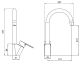 Смеситель для кухни Koller Pool Kvadro ARC KA0500 Смеситель для кухни Koller Pool Kvadro ARC KA0500