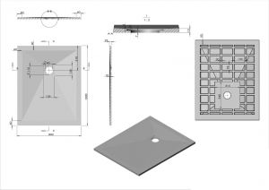 Душевой поддон Vincea VST-4SR8012A 120x 80 см