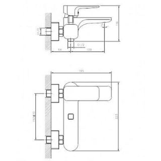 Смеситель для ванны Koller Pool Trend TR0100 Смеситель для ванны Koller Pool Trend TR0100