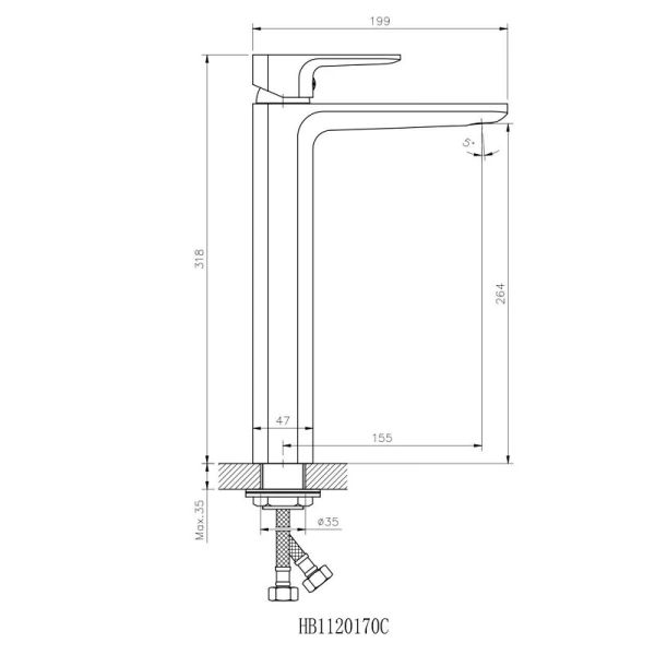Смеситель для раковины Koller Pool Trend TR0200XL Смеситель для раковины Koller Pool Trend TR0200XL