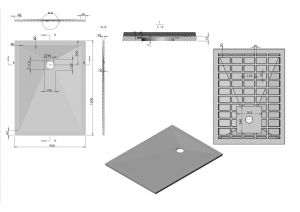 Душевой поддон Vincea VST-4SR9012A 120 x 90 см