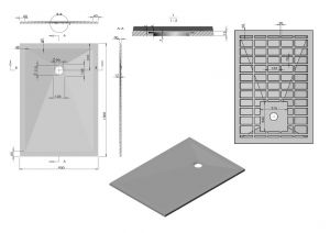 Душевой поддон Vincea VST-4SR9013W 130 x 90 см