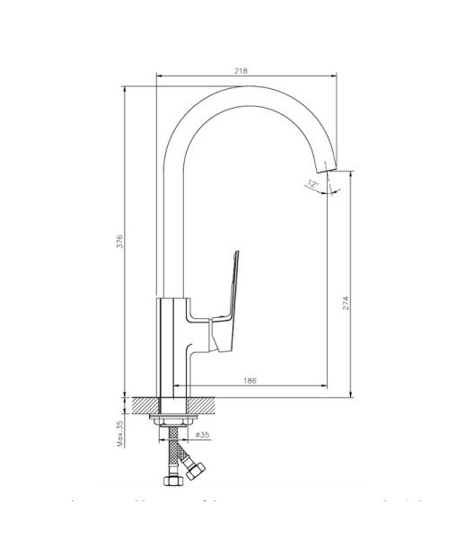 Смеситель для кухни Koller Pool Grace GR0500 Смеситель для кухни Koller Pool Grace GR0500