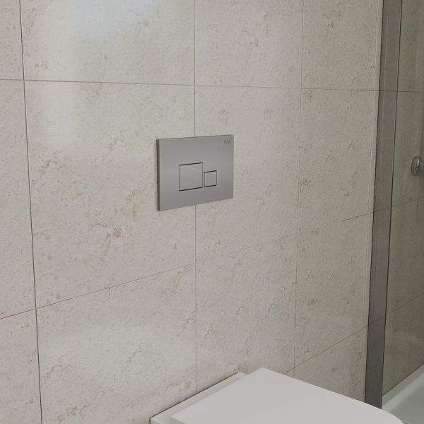 Клавиша смыва D&K Quadro DB1519001 Хром