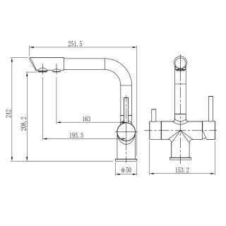 Смеситель для кухни Koller Pool Design Plus DS09000F Смеситель для кухни Koller Pool Design Plus DS09000F