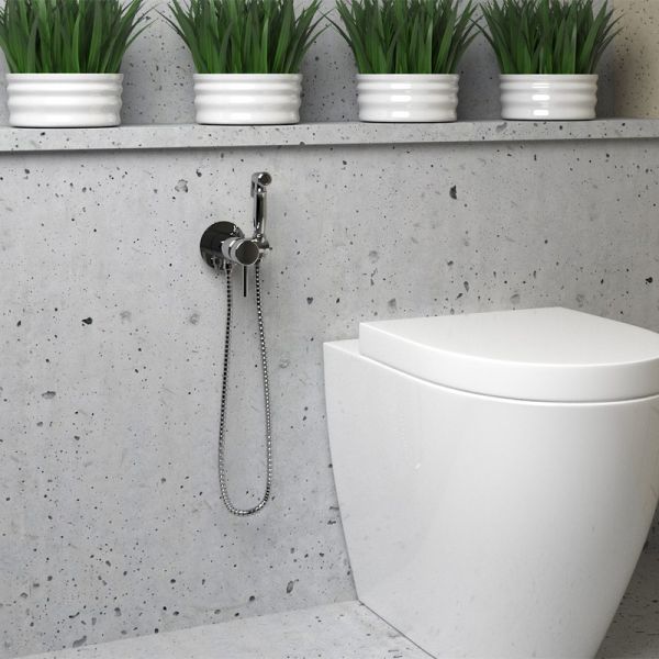 Гигиенический душ Paini Imola 53CR442RRU со смесителем хром