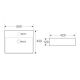 Раковина Koller Pool Kvadro KR-0500M-WB 50 x 42 см Раковина Koller Pool Kvadro KR-0500M-WB 50 x 42 см