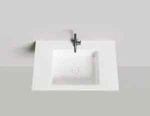 Подвесная раковина Salini Onda S-Stone 1402201M 80см белый матовый