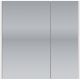 Зеркальный шкаф Dreja Prime 99.9305 70 см белый