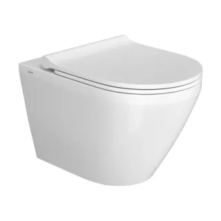 Унитаз подвесной VitrA Integra Round (Интегра Раунд) 7041B003-0075 безободковый антибактериальное покрытие Hygiene (Хайджн)