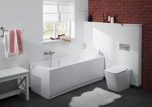 Акриловая ванна Aquanet Hellas 170x70